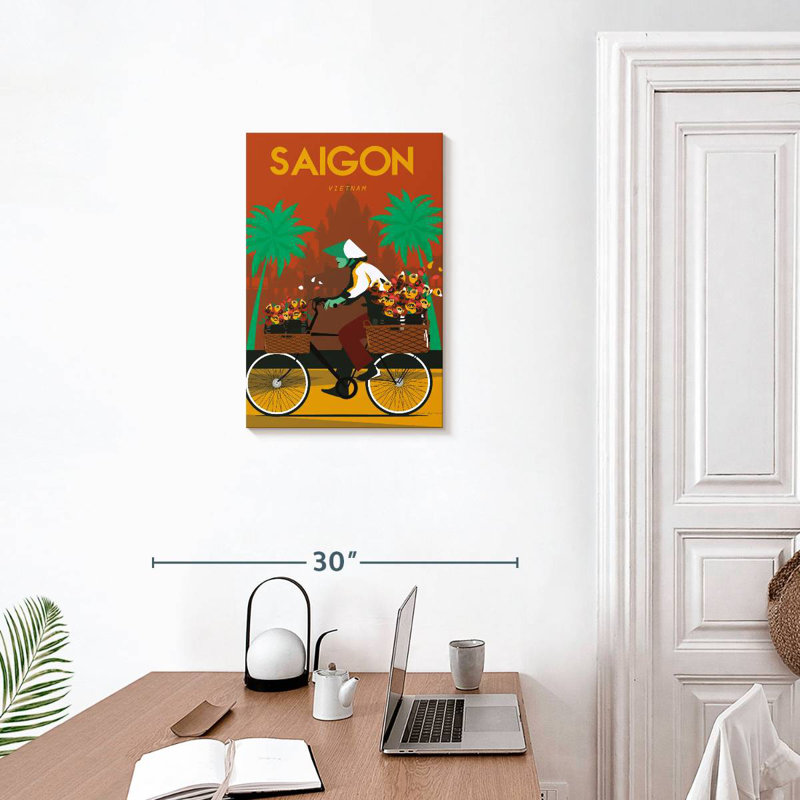 Aime Saïgon, H 24 po x l 16 po