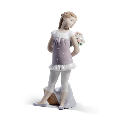 Your Favorite Flowers Girl Figurine