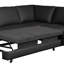Damar Leather Corner Sofa with Sleeping Function and Storage-897906026-897906030