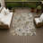 Machine Washable Indoor/Outdoor Chantille ACN2774 Floral Rug-1438254324-1438254327