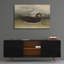 Art mural en verre acrylique August Black® «Black Duck» par David Carter-1616923458