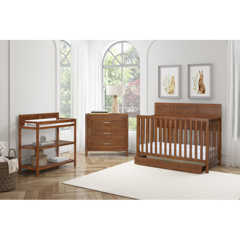 Reign 3 Drawer Dresser In Walnut, Walnut