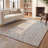 Zahid Hand Woven Wool/Cotton Geometric Rug in Camel/Gray-1070388810