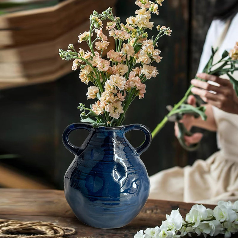 Blue Ceramic Vase