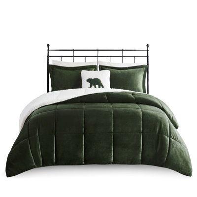 + King To Comforter - , 102"W X 86"L, Machine Washable, 2 Shams And 1 Decorative Pillow Included , Fill, &