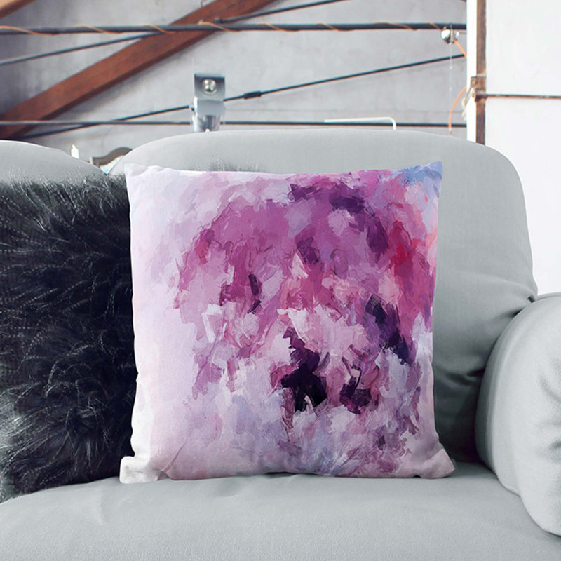 Abstract Square Cushion, 55cm H x 55cm W x 20cm D