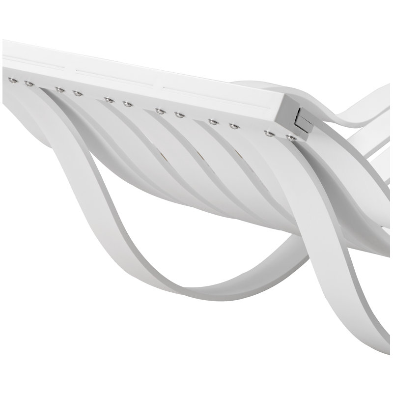 Méridienne simple 79 po Hareton, Blanc