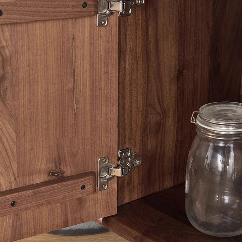 Buffet en bois massif moderne et minimaliste