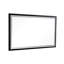Miroir de salle de bain 84 po x 48 po à DEL, fixation murale, brouillard, 3 lumières de couleur, gradation continue, aluminium noir mat avec modes 84 températures de 48 po, fonction brouillard