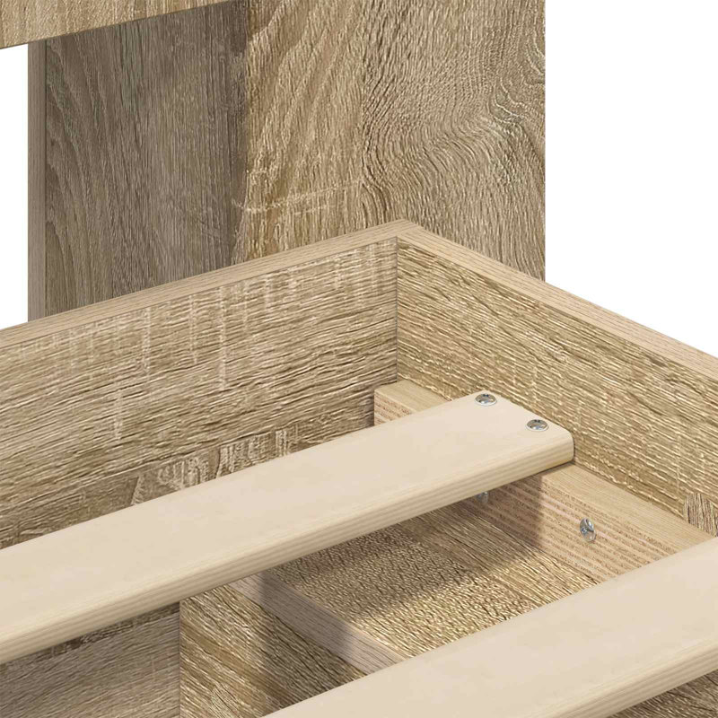 Bed, Small Single (2'6), Sonoma Oak