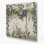 Farm Floral Borders Beige Metal Wall Art
