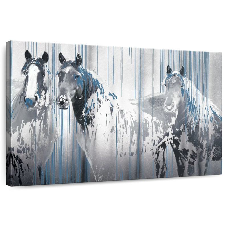 Cheval Brampt Three's Company, H 32 po x l 48 po