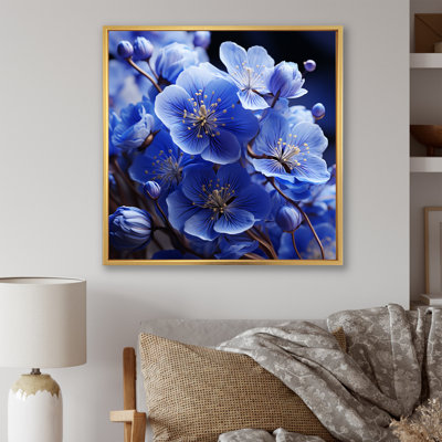 «Abstract Floral Whispers I», reproduction sur toile