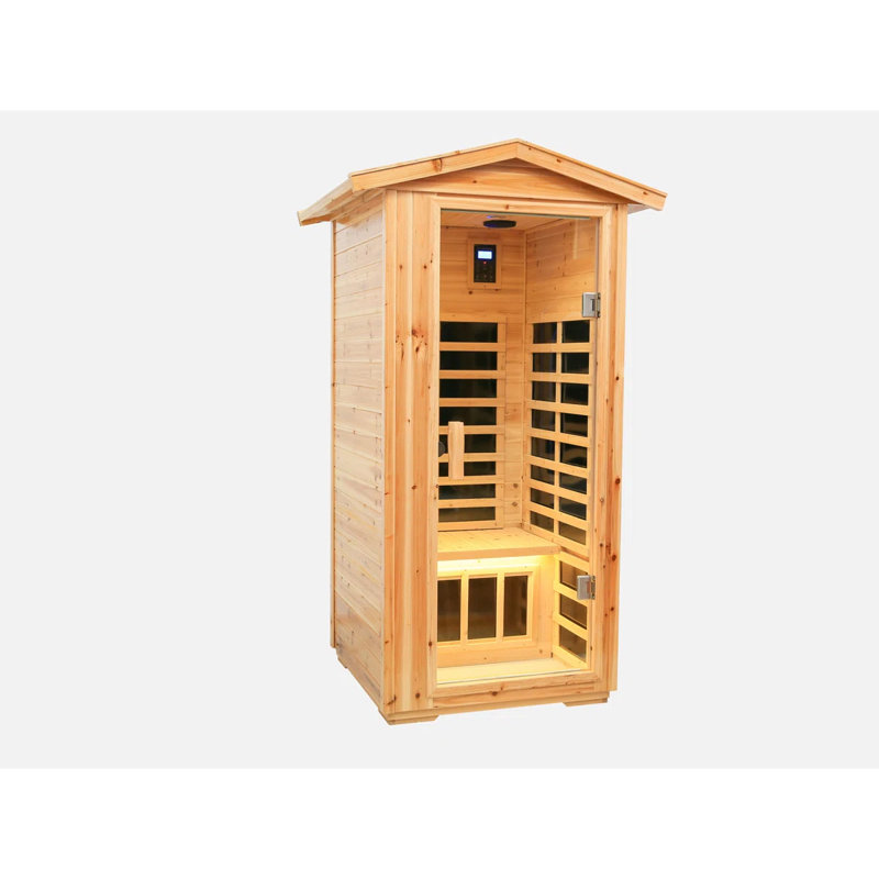 Sauna infrarouge FAR à création unique 1 personne avec télécommande