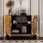 Light luxury style multi-functional decor cabinet
