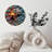 Ocean Reef Clownfish Wall Clock