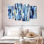 Art mural abstrait vertical, reproduction d'art sur toile-1866035502