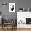 Bungalow rose «Panda» par Pechane, art mural en verre acrylique, 16 po x 24 po-32271902