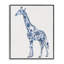 Giclée sur toile rétro girafe, design par lettré et doublé-631601069-631601066