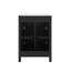 Ensemble de meuble-lavabo 24 po avec lavabo en céramique élégant et compact 2 portes à fermeture douce-87098744-87098749