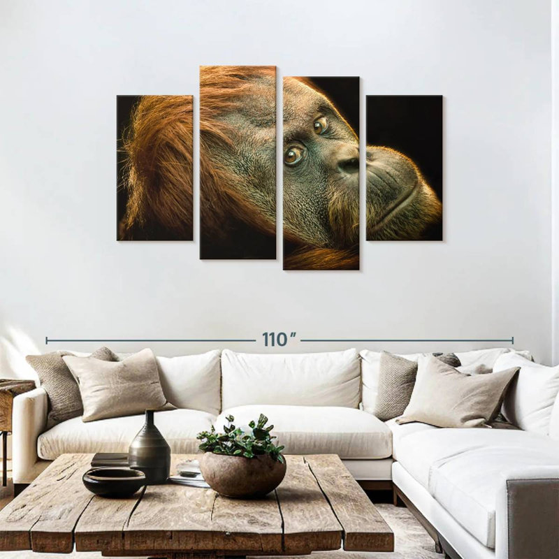 Brampt Dramatic Orangutan, 48"H x 75"W