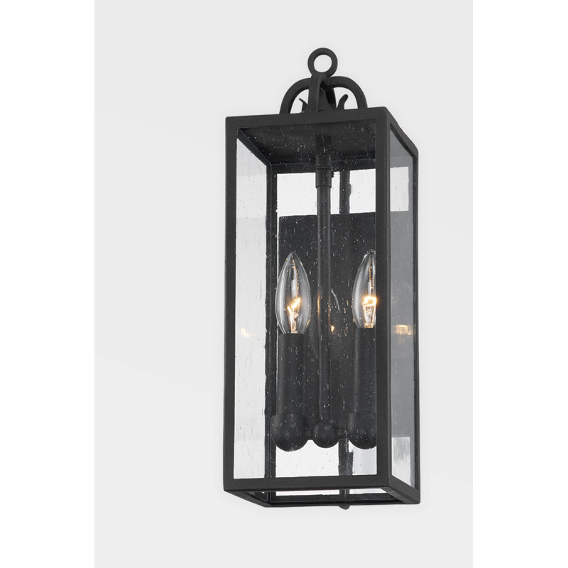 Plafonnier encastré en fer forgé 2 lumières Caiden