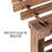 8 Pair Solid Wood Shoe Rack-664818525