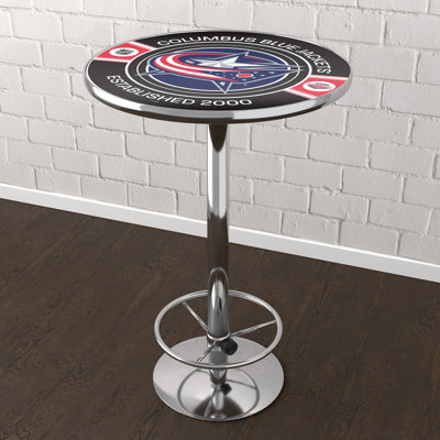 Table de bar avec repose-pieds Columbus Blue Jackets