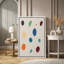 «Minimalist Color Dot Abstract» dans des tons neutres et doux, impression sur toile encadrée-1464652318-1464652289