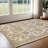 Bodily Oriental Wool Ivory Area Rug-1131608446