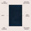 Tapis bleu marine Airids-544441002