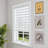 Zebra Blinds Window Dual Layer Roller Shades, Corded Horizontal Blind, Bedroom, Privacy, 72" Length-293182172-293182171