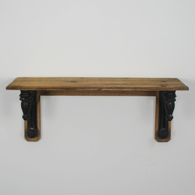 Nia Plywood Solid Wood Accent Shelf