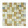 New Era 12 in. x 12 in. Glass & Stone Straight Edge Square Mosaic Wall & Pool Tile
