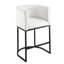 Ensemble de 3 tabourets de bar, tabourets à hauteur de comptoir, tabouret de bar avec dossier et accoudoirs