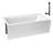 Streamline 66 in. x 34 in. Acrylic Left-Hand Drain Alcove Bathtub in Glossy White With External Drain-108298498