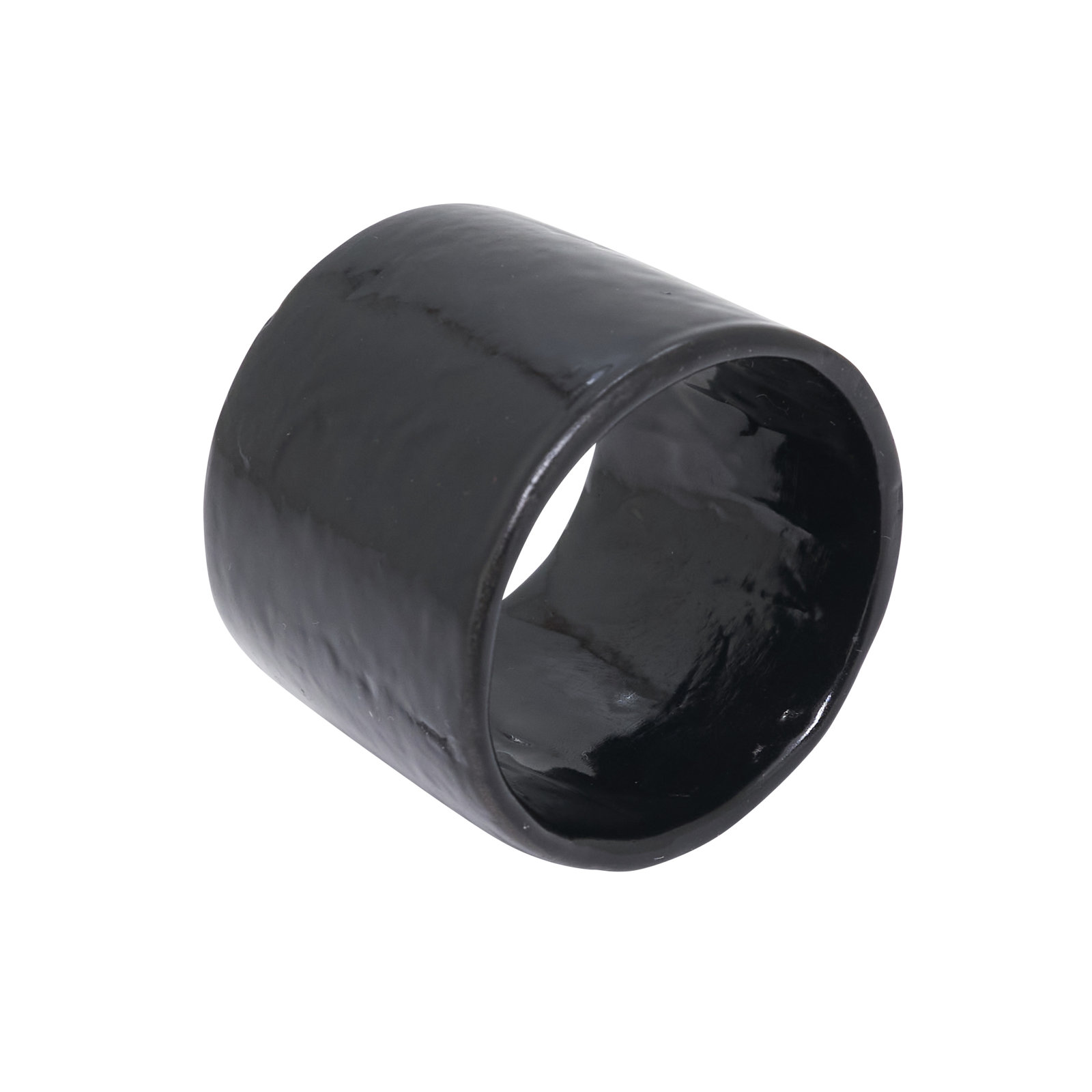 Radiant Capiz Napkin Ring (Set of 4), Black