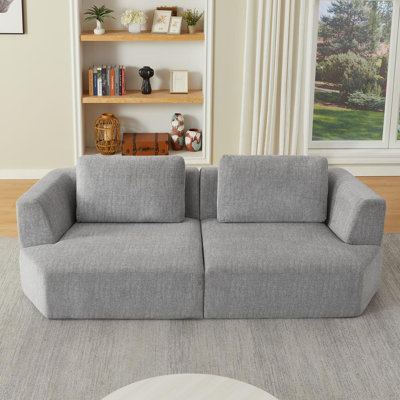 Upholstered  Chenille 3 Seater Sofa