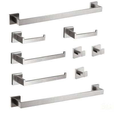 9 - Piece Bathroom Hardware Set