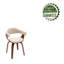 Fauteuil pivotant rembourré en tissu Alamgir-1185628320