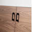 Meuble-lavabo simple en contreplaqué de placage de bois naturel 36 po Keena-246947524