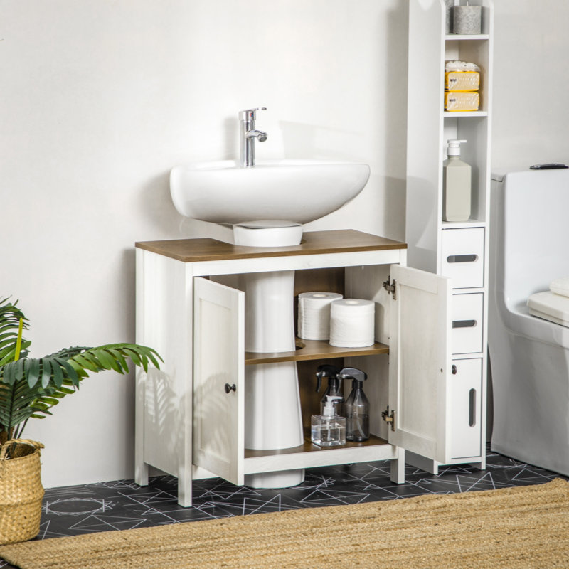 Kleankin 23.5'' Single Bathroom Vanity with Particle Board Top