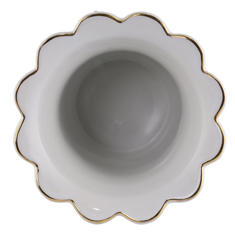 Ceramic / Porcelain Oval Utensil Crock