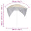 Ambri 318836 Beach Parasol with Side Walls-99775088