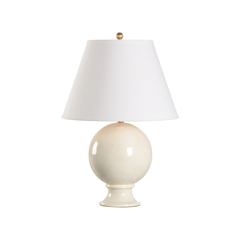 Sphere Table Lamp, Cream