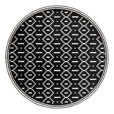 Ivy Bronx Begna Nathanyl Rug Black