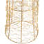 Set Of 3 LED Twinkle Lighted Copper Mesh Cone Trees Outdoor Christmas Decoration 39.5"