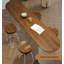 Table de bar moderne minimaliste en acrylique et pin-852975712