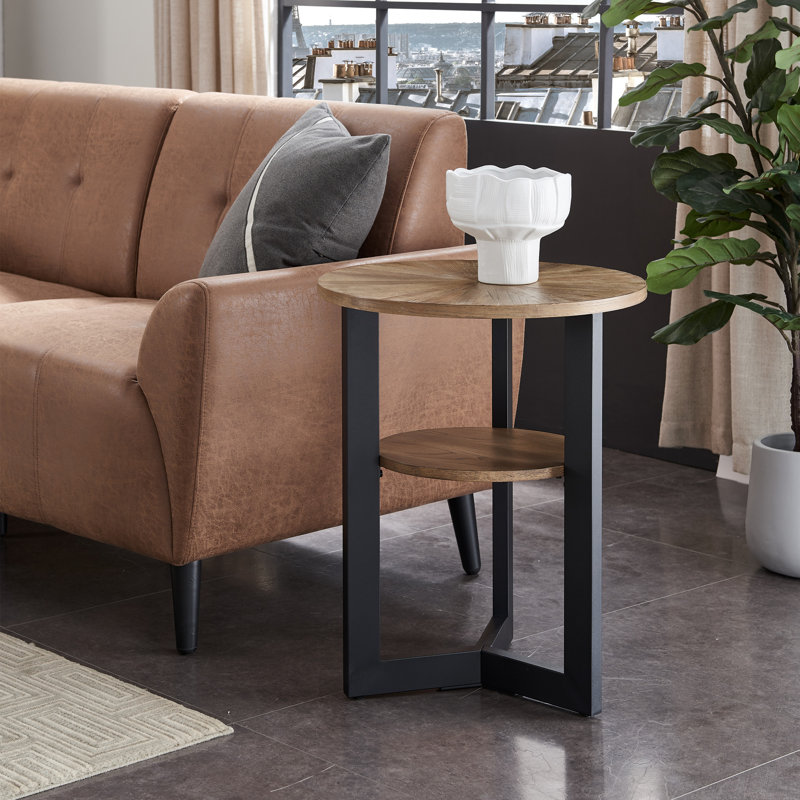 Hoyleton Frame End Table, Brown