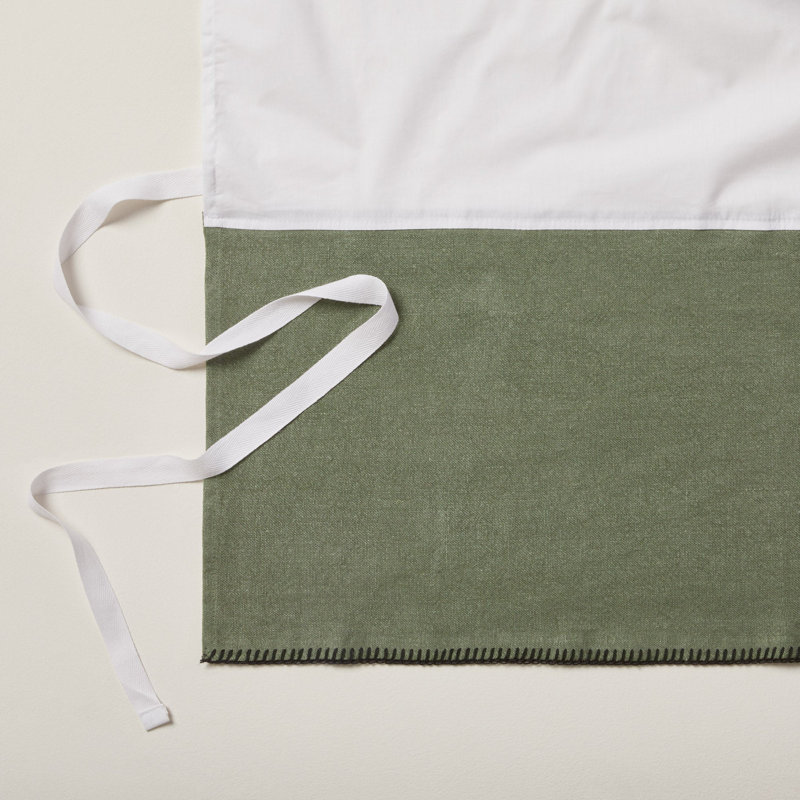 Nino Tailored Wrap Around, 140cm W x 32cm D, Dark Green